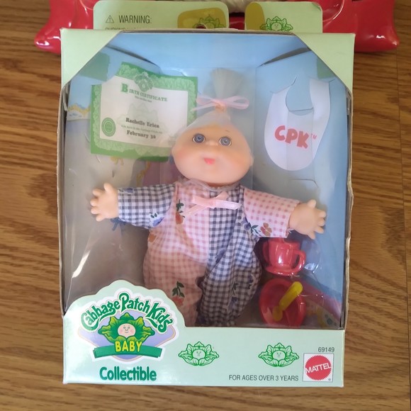 Vtg Rare FEB 30 Mattel Cabbage Patch Kids Baby Doll - 1995 Rachelle Erica - Picture 3 of 14